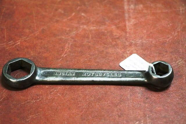 Rare Vintage Indian Motor Cycles Double Ended Spanner