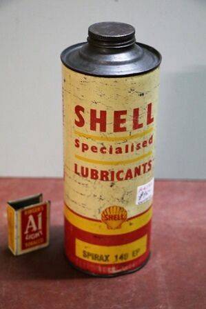 Shell Spirax 140 EP Motor Lubricants Oil 1 quart Can
