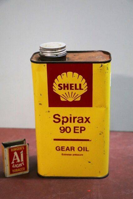 Shell Spirax 90 EP Gear Oil Tin. | XXXX Antique Complex