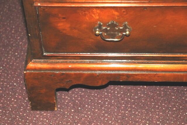 Stunning Small Pair of C20th Birdseye Maple 4 Drawer Chests 