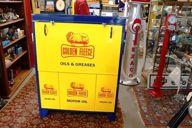 Stunning Vintage 3 Pump Breadbin Oil Dispenser Cabinet