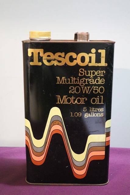 Tescoil 5 Litres Super Multigrade 20W50 Motor Oil Can