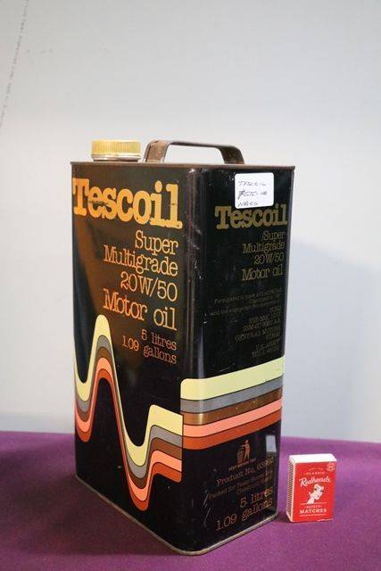 Tescoil 5 Litres Super Multigrade 20W50 Motor Oil Can