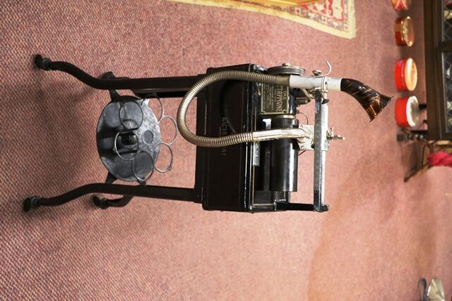 The Dictaphone Antique Dictating Machine Wax Recorder 