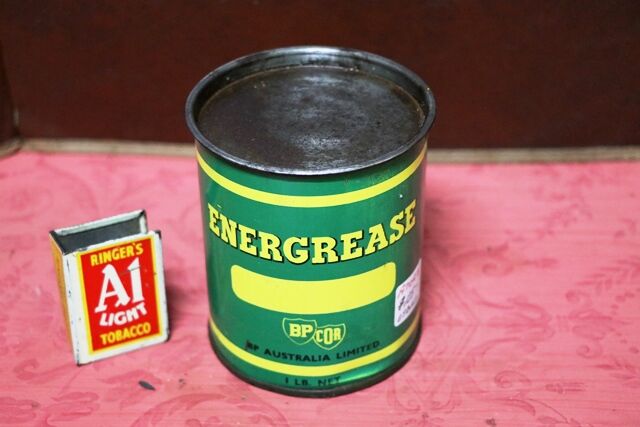 Very Clean BP COR Energrease 1lb Tin with Contents