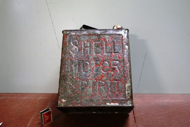 Vintage 2 Gallon Running Board Can ShellMex BP