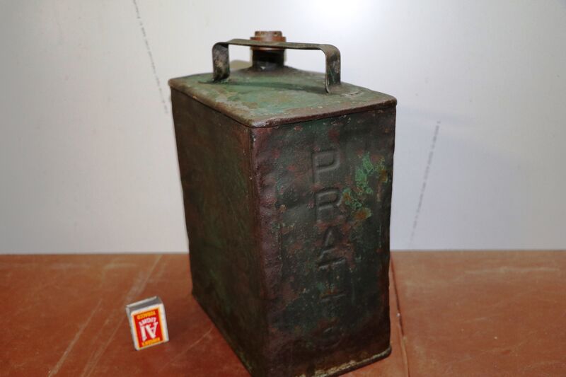 Vintage 2 Gallon Running Board Can for Early Pratts 