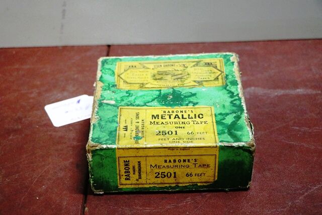 Vintage 66ft RABONEand39S Measuring Tape Model 2501