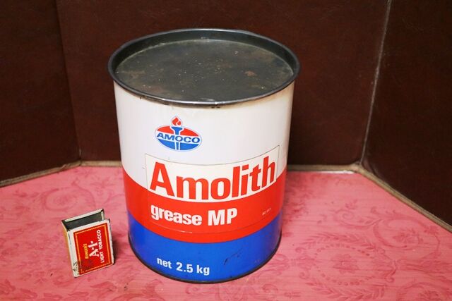 Vintage AMOCO Amolith MP 25kg Grease Tin