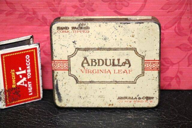 Vintage Abdulla Virginia Leaf Cigarette Tin