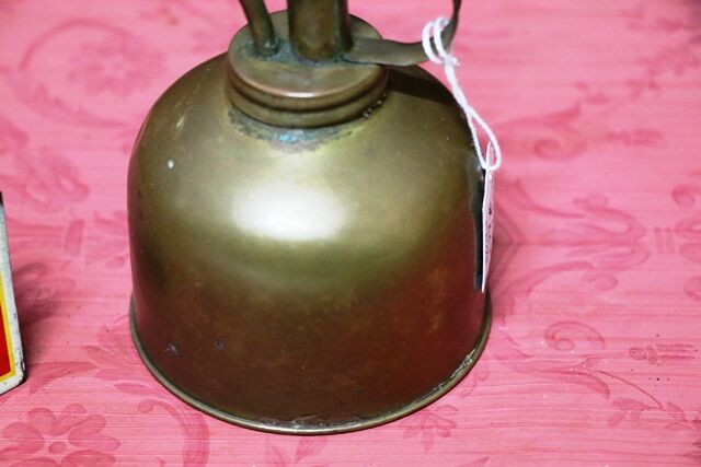 Vintage All Brass Button Pump OilerSprayer