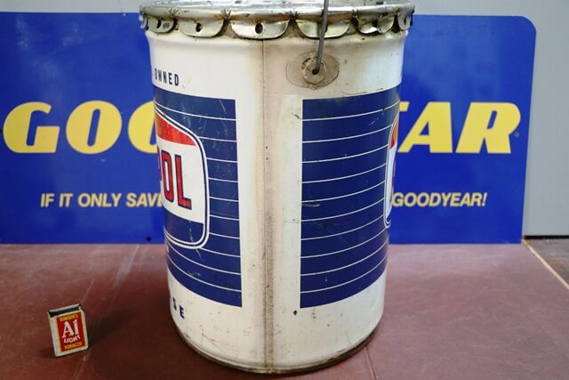 Vintage Ampol 45lbs Medium Grease Drum