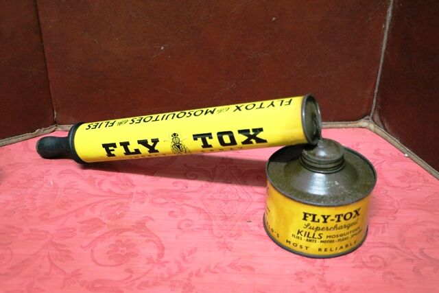 Vintage Australian Made FlyTox Insect Spray Dispenser