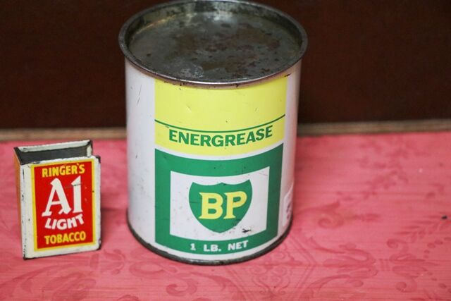 Vintage BP Energrease 1 lb Grease Tin