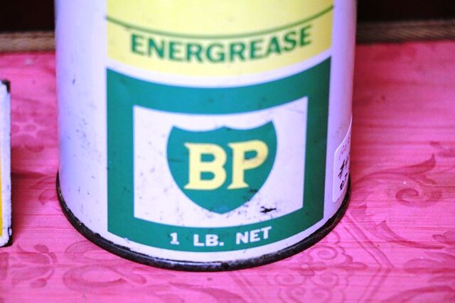 Vintage BP Energrease 1 lb Grease Tin
