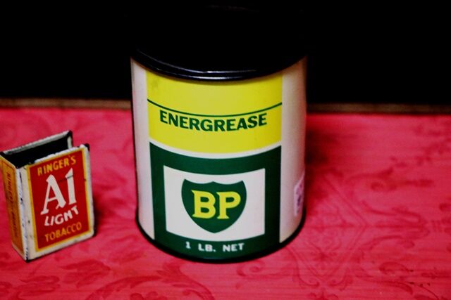 Vintage BP Energrease 1lb Grease Tin