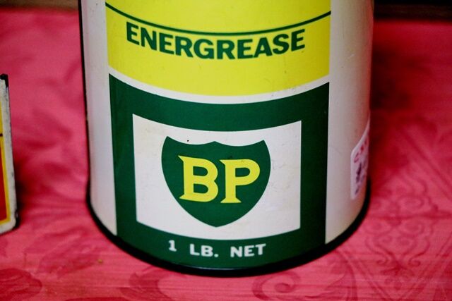Vintage BP Energrease 1lb Grease Tin
