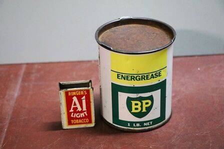 Vintage BP Energrease BP 1lb Grease Tin