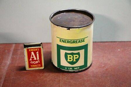 Vintage BP Energrease BP 1lb Grease Tin