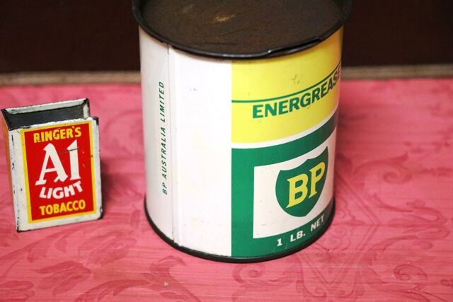 Vintage BP Energrease BP 1lb Grease Tin