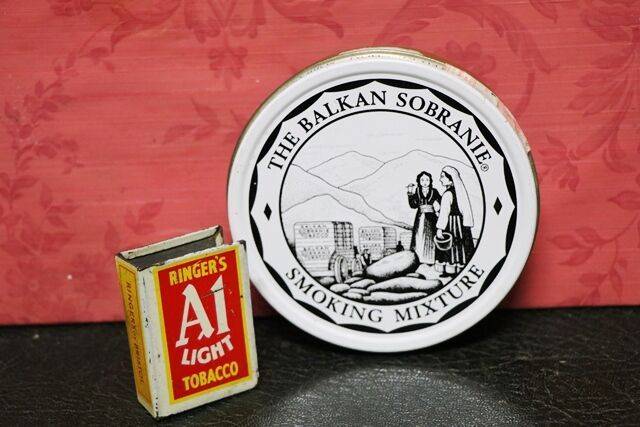 Vintage Balkan Sobranie Smoking Mixture Tin