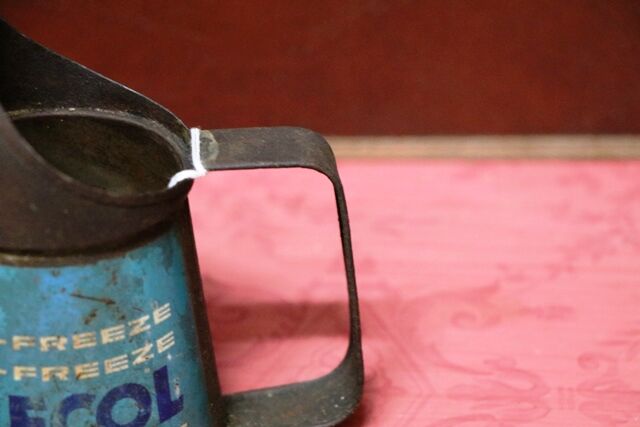 Vintage Bluecol AntiFreeze Half Pint JugPourer