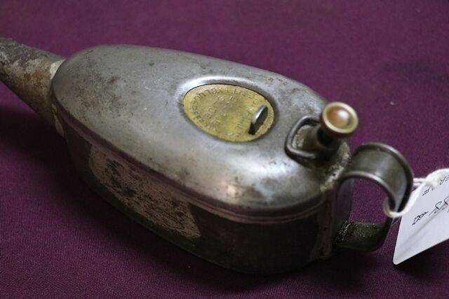 Vintage Braimes Double Slide Grit Excluder Feed Hole Oiler 