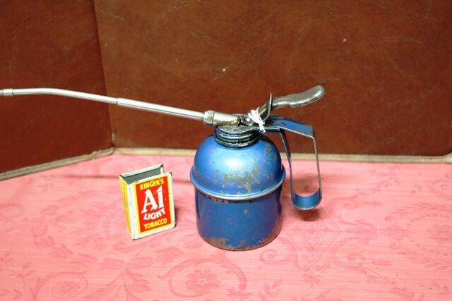 Vintage Brevettato Italy Pump Action Oiler