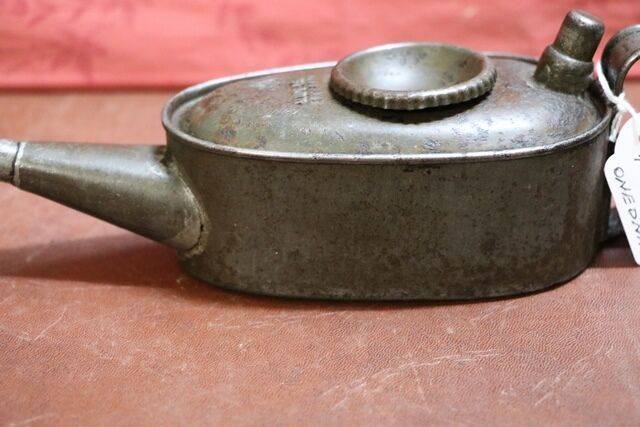 Vintage British Made Boat Shape Oiler
