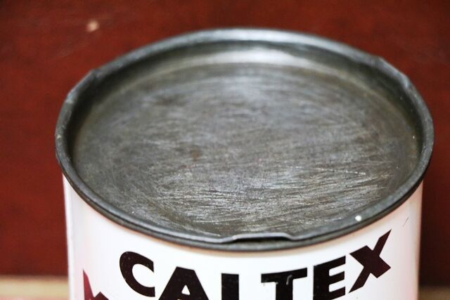 Vintage Caltex Mafax One Pound Grease Tin