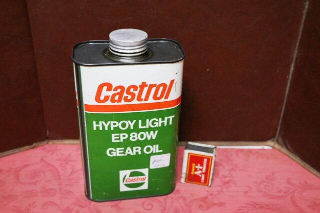 Vintage Castrol L Hypoy Light EP 80W Gear Oil  1litre Tin