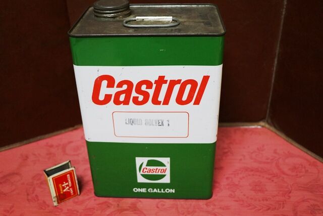 Vintage Castrol L Liquid Solvex 1gal Tin