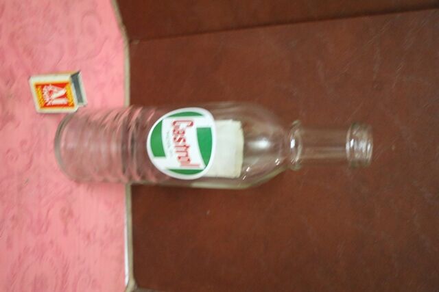Vintage Castrol L One qrt Oil Bottle