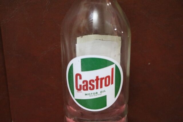 Vintage Castrol L One qrt Oil Bottle