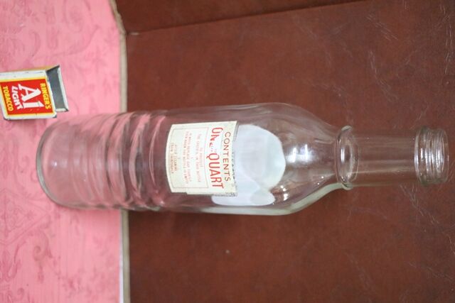 Vintage Castrol L One qrt Oil Bottle