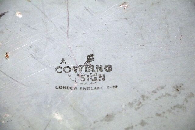 Vintage Castrol L Round Screen Printed Tin Sign