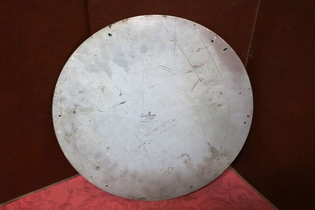 Vintage Castrol L Round Screen Printed Tin Sign