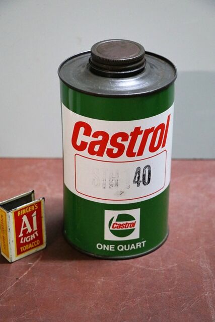 Vintage Castrol L STH 140 Gear Oil 1 quart Can