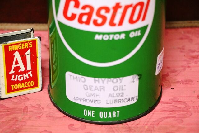 Vintage Castrol L Thio Hypoy Gear Oil 1 qrt Can