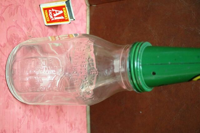 Vintage Castrol Wakefield Embossed Bow Tie Quart Oil Bottle
