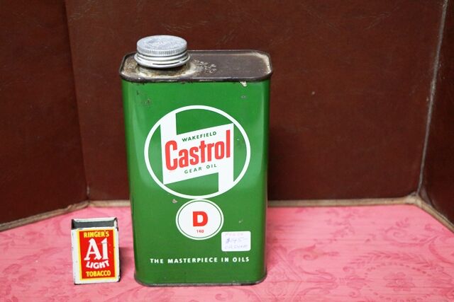 Vintage Castrol Wakefield Z D 140 Gear Oil 1 quart Tin