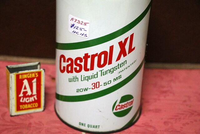 Vintage Castrol XL with Liquid Tungsten l 1 quart Can