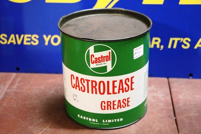 Vintage Castrol Z Castrolease 5lb Grease Tin
