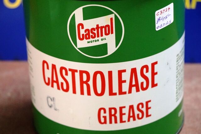 Vintage Castrol Z Castrolease 5lb Grease Tin
