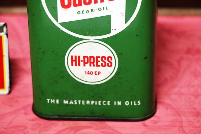 Vintage Castrol Z HiPress 140 EP Gear Oil 1 pint Tin