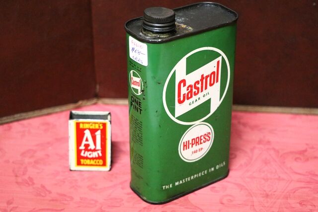 Vintage Castrol Z HiPress 140 EP Gear Oil 1 pint Tin