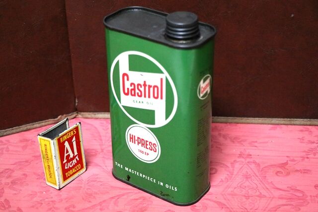 Vintage Castrol Z HiPress 140 EP Gear Oil 1pint Tin