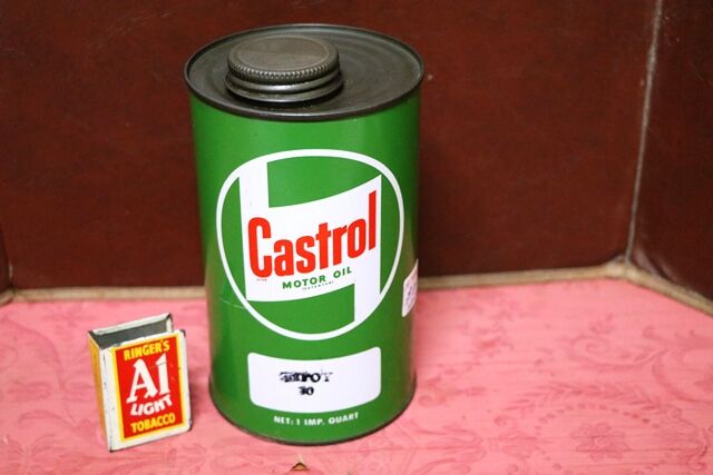 Vintage Castrol Z Hypoy 30 Motor Oil 1 Quart Can