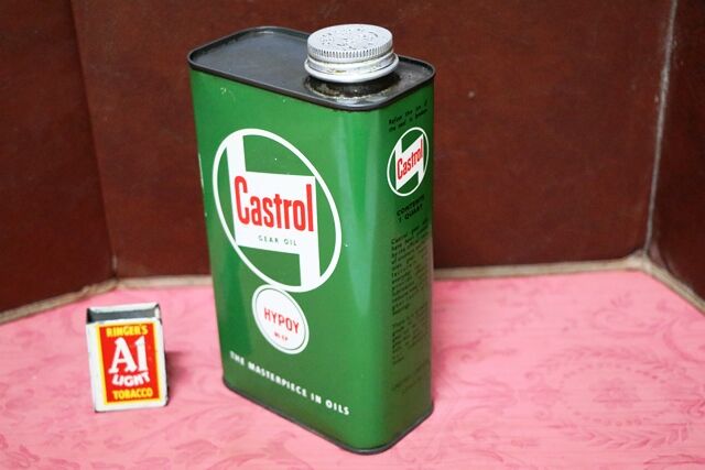 Vintage Castrol Z Hypoy 90 EP Gear Oil 1 quart Tin