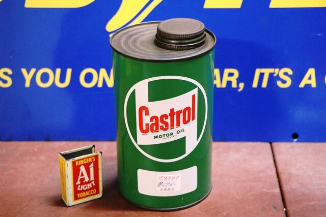 Vintage Castrol Z Motor Oil 1quart Can with Contents